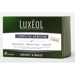 LUXEOL Complexe Kératine - 90 Gélules