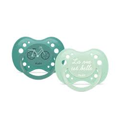 DODIE SUCETTEs ANATOMIQUES A88 +18 Mois Vert - 2 Sucettes