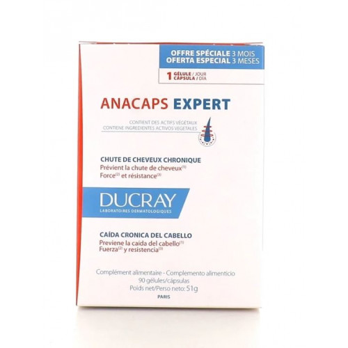 DUCRAY - ANACAPS EXPERT Complément Alimentaire Chute Cheveux -