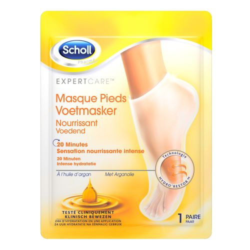 SCHOLL Masque Pieds Huile D'Argan - 1 paire