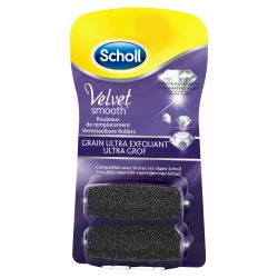 SCHOLL VELVET SMOOTH Recharge Rouleaux Grain Ultra Exfoliant - 2 Rouleaux