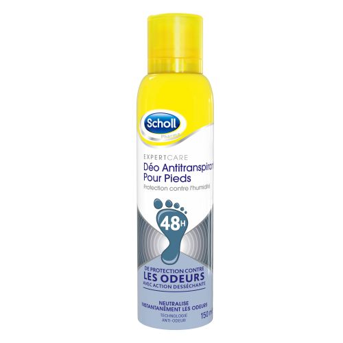 SCHOLL EXPERTCARE DÉO ANTITRANSPIRANT POUR PIEDS 48H 150 ML