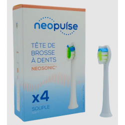 NEOPULSE - NEOSONIC Tête de Brosse à Dent Electrique - Blanc