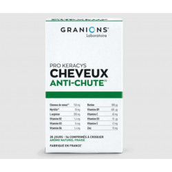 GRANIONS PRO KERACYS Cheveux Anti-Chute Goût Fraise - 56