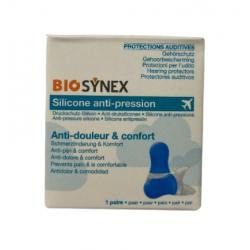 BIOSYNEX Siliconne Anti-Pression Bleu - 1 Paire