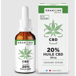 GRANIONS CBD 20% Huile CBD 2000mg - 10ml