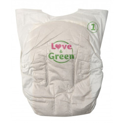 LOVE & GREEN PURE NATURE Couches Écologiques Taille 1 de 2 à