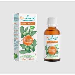 PURESSENTIEL HUILE VÉGÉTALE Macadamia BIO - 50ml