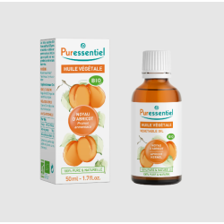 PURESSENTIEL HUILE VEGETALE Noyau D'Abricot BIO - 50ml