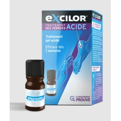 EXCILOR Traitement des Verrues Gel Acide - 4ml