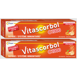 VITASCORBOL C1000 VITAMINE C Effervescent - 2x20 Comprimés