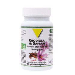 VITALL+ Rhodiola & Safran BIO - 30 Gélules