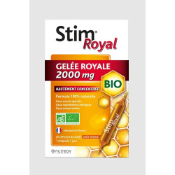 NUTREOV Stim Royal Gelée Royale Bio 2000mg - 20 Ampoules