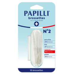 PAPILLI BROSSETTE INTERDENTAIRE N°2 - 10 Brossettes