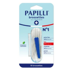 PAPILLI BROSSETTE INTERDENTAIRE N°1 - 10 Brossettes