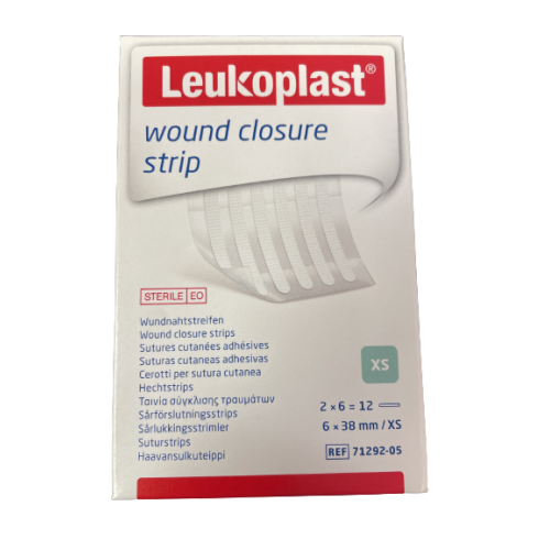 LEUKOSAN WOULD CLOSURE STRIP Stérile 6x38mm Blanc Taille XS -