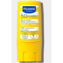 MUSTELLA STICK SOLAIRE Haute Protection Famille SPF50 UVA - 9ml