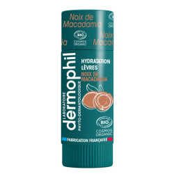 DERMOPHIL INDIEN STICK Lèvres Noix de Macadamia BIO - 4g