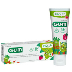 GUM DENTIFRICE KIDS Enfant +3 Ans Fraise - 50ml