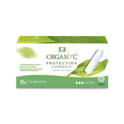 ORGANYC TAMPONS Digital Sans Applicateur Flux Super - Boîte de