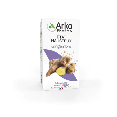 ARKOGÉLULES GINGEMBRE État Nauséeux - 40 Gélules