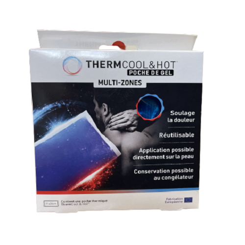 THERMCOOLANDHOT Poche de Gel Multi-Zones - 11x26 cm