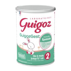 GUIGOZ GUIGOZGEST 2 Lait en Poudre Bébé Formule Epaissie 2ème âge 800g