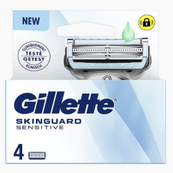 GILLETTE SKINGUARD SENSITIVE Lames de Rasoir - 4 Lames