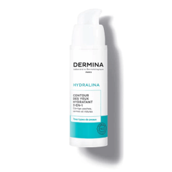 DERMINA HYDRALINA Contour des Yeux Hydratant 3-en-1 - 20ml