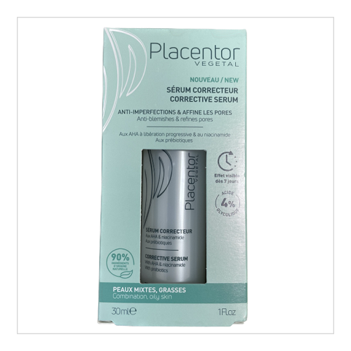 PLACENTOR Sérum Correcteur Anti-Imperfections Peaux Mixtes à