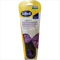 SCHOLL IN-BALANCE Fasciite Plantaire Semelles Anti-Douleurs