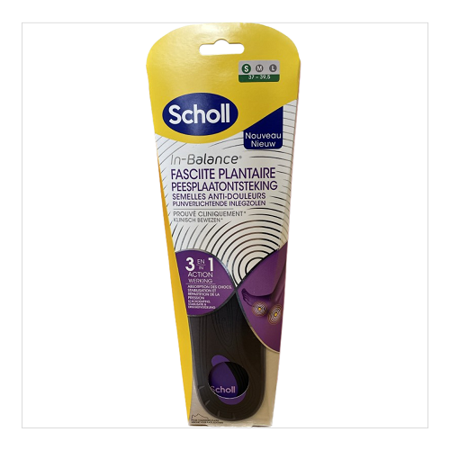 SCHOLL IN-BALANCE Fasciite Plantaire Semelles Anti-Douleurs