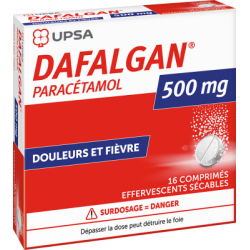 DAFALGAN 500mg - 16 Comprimés Effervescents Sécables