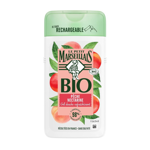 LE PETIT MARSEILLAIS GEL DOUCHE BIO Pêche Nectarine - 250ml