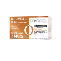 OENOBIOL PERFECT BRONZE Autobronzant Peau Claire - Lot de 2x30