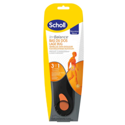 SCHOLL SEMELLES IN BALANCE ANTI DOULEUR Bas du Dos - Taille S