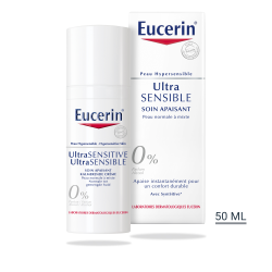 EUCERIN ULTRASENSIBLE Soin Apaisant Peau Normale à Mixte - 50ml