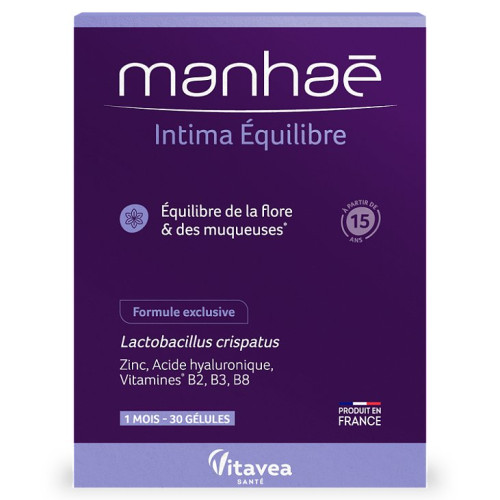 MANHAÉ Intima Équilibre - 30 Gélules