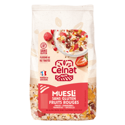 CELNAT Muesli Sans Gluten Fruits Rouges- 375G