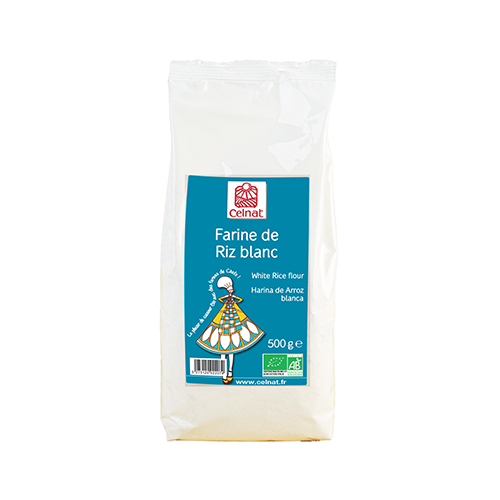 CELNAT Farine de Riz Blanc - 500 g