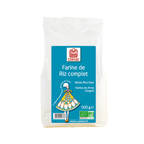 CELNAT Farine de Riz Complet - 500g