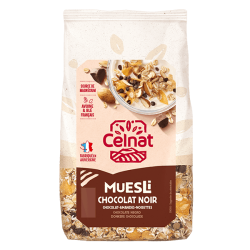 CELNAT Muesli Chocolat Noir - 375g