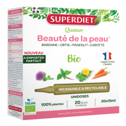 SUPERDIET Beauté de la Peau BIO - 20 Unidoses de 15ml