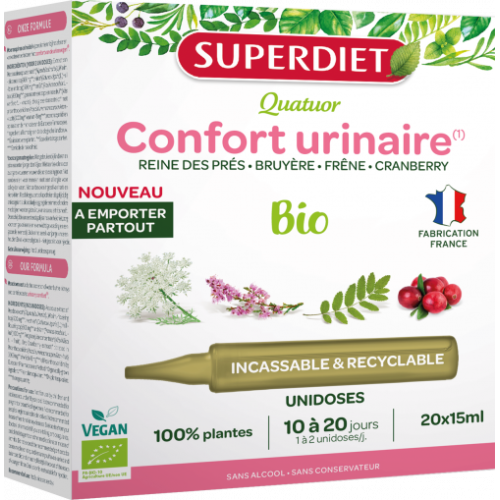 SUPERDIET Quatuor Reine des Prés Confort Urinaire BIO - 20