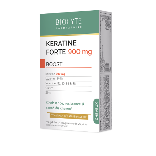 BIOCYTE KERATINE FORTE FULL SPECTRUM Capillaire - 40 Gélules