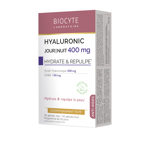 BIOCYTE - HYALURONIC JOUR / NUIT 400 MG - 60 Gélules