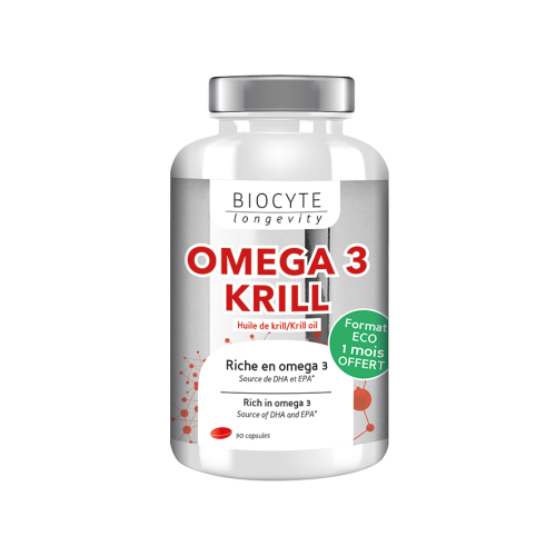 BIOCYTE OMEGA 3 KRILL - 90 Capsules