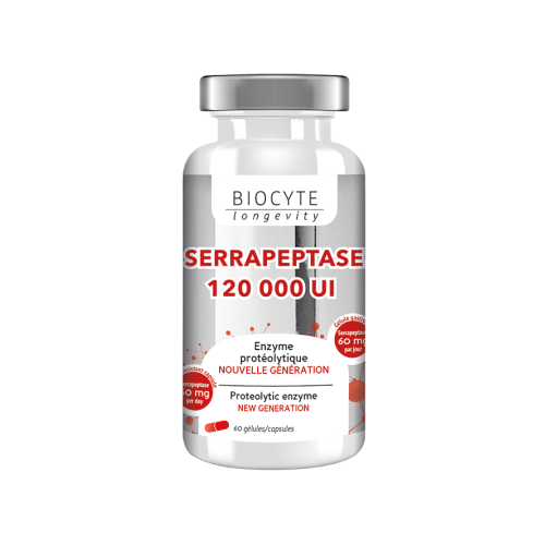 BIOCYTE SERRAPEPTASE 60 Gélules