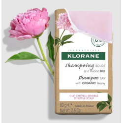 KLORANE Shampoing Solide à la Pivoine BIO - 80g