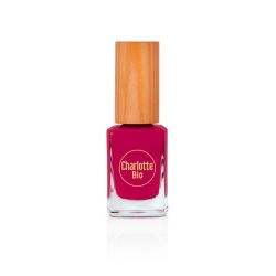 CHARLOTTE BIO VERNIS À ONGLES NATUREL Rose Framboise 10ml